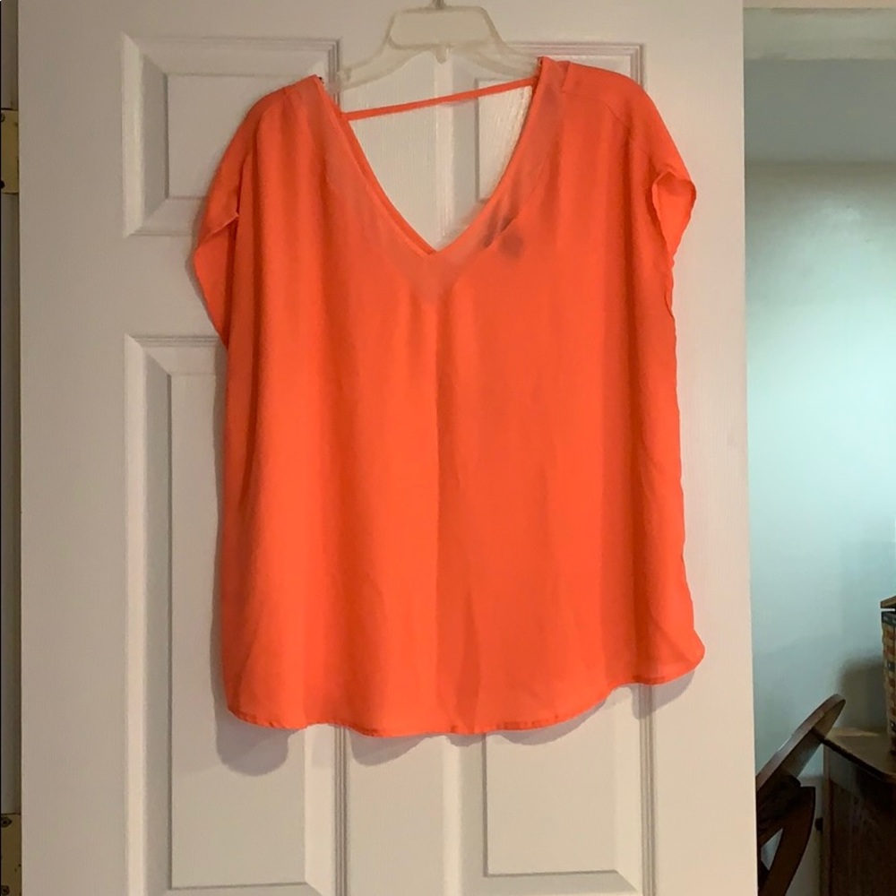 Neon pink shirt